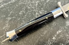 Rizzuto Estileto Milano Swing Guard Switchblade Knife, Damaged Handle & Bail  