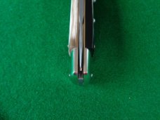 AGA Campolin Blonde Horn 9" Folding Guard Lock Back MINT !