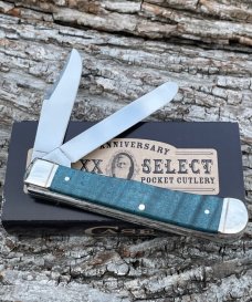 CASE XX SELECT ** 2023 TURQUOISE CURLY MAPLE WOOD TRAPPER