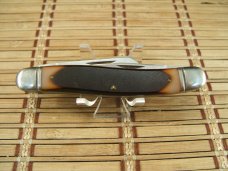 SCHRADE 858 LUMBERJACK VINTAGE U.S.A. MADE MINT NEW CARBONIZED STAINLESS STEEL FOLDING POCKET KNIFE