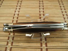 SCHRADE 858 LUMBERJACK VINTAGE U.S.A. MADE MINT NEW CARBONIZED STAINLESS STEEL FOLDING POCKET KNIFE