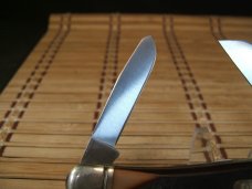 SCHRADE 858 LUMBERJACK VINTAGE U.S.A. MADE MINT NEW CARBONIZED STAINLESS STEEL FOLDING POCKET KNIFE