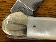 Fight'n Rooster Ltd Ed 1990 International Cutlery Club Canoe Knife w/MOP Scales SN#065 Germany
