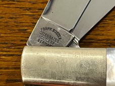 Fight'n Rooster Ltd Ed 1982 "Chattahoochee Cutlery Club" Trapper Knife w/MOP Sc