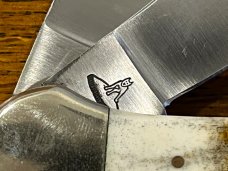 Standing Stone Cutlery Ltd Ed Frank Clement Memorial 2-Blade Copperhead Knife w/Stag Scales SN#495