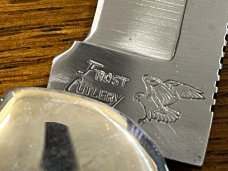 Frost Cutlery F-306 Peacemaker Single-Blade Lockback Knife w/Smooth Bone Scales Japan