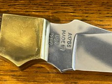 Parker-Edwards Trailing Point Hunting Knife w/Stainless Steel Blade & Stag Scales A175SP  