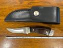  Parker-Edwards 6 3/8" Trailing Point Hunting Knife w/Stainless Steel Blade & Pakkawood Scales 