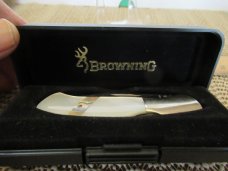 Browning Pearl & Abalone Mid-Lock Folder  Model #308 Japan
