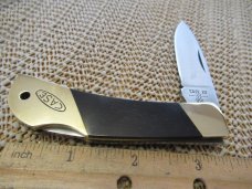 Case XX 1981 Smooth PakKwood Handle Folding Lock Back Pattern # P10051L SSP