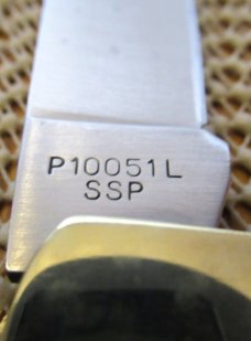 Case XX 1981 Smooth PakKwood Handle Folding Lock Back Pattern # P10051L SSP