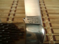 SCHRADE 735 BOSON'S MATE MARINERS SPIKE SALORS RIGGERS U.S.A. MADE UNUSED POCKET KNIFE