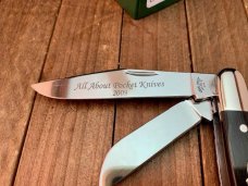 Canal Street Cutlery Stockman AAPK 2009 Annual Club Knife Ebony