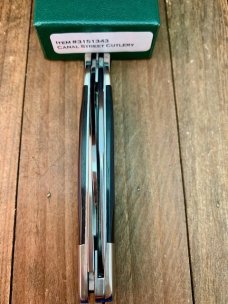 Canal Street Cutlery Stockman AAPK 2009 Annual Club Knife Ebony