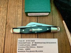Canal Street Cutlery Stockman AAPK 2009 Annual Club Knife Ebony