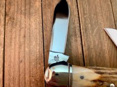 Queen Joe Pardue Design 3 Back Spring Canoe Whittler Stag 1 of 400