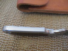 Kershaw Discontinued Fixed Blade Bear Scrimshaw of a Bear & Cubs Model # 2230