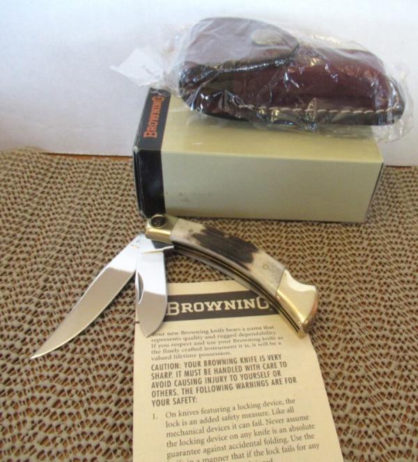 Browning Stag Handle Fish & Bird Model # 522