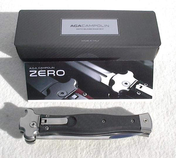 NEW AGA CAMPOLIN "ZERO" ( CARBON FIBER HANDLES ) BAYONET SATIN BLADE NEW AGA CAMPOLIN "ZERO" ( CARBON FIBER HANDLES ) BAYONET SATIN BLADE