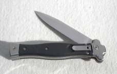 NEW AGA CAMPOLIN "ZERO" ( CARBON FIBER HANDLES ) BAYONET SATIN BLADE 