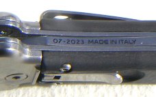 NEW AGA CAMPOLIN "ZERO" ( CARBON FIBER HANDLES ) BAYONET SATIN BLADE 
