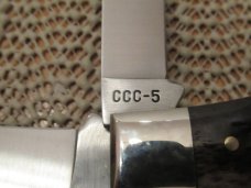 Camillus 1997 Brown Bone Folding Hunter Made for the NKCA 