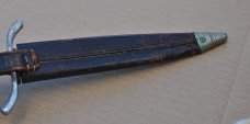 Ball And Claw Dagger Korium Solingen Germany 1950's Original Sheath 10 1/4" Aluminum Handle 