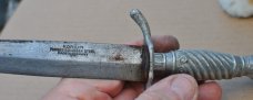Ball And Claw Dagger Korium Solingen Germany 1950's Original Sheath 10 1/4" Aluminum Handle 