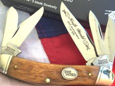1997 Winchester 5 Blade (Mdl#5949) w/ Nice Bone Handles. 136 of 350 -NOS in Orig Box