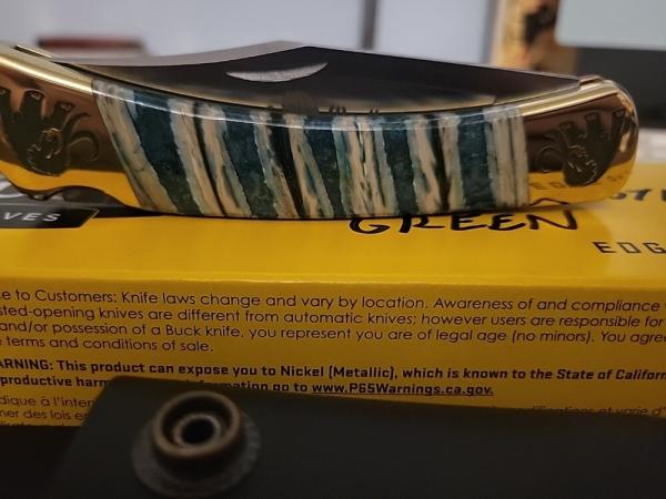 Buck 110 mammoth tooth * yellowhorse custom