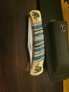 Buck 110 mammoth tooth * yellowhorse custom