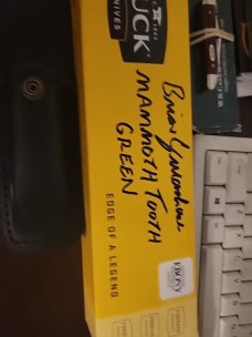 Buck 110 mammoth tooth * yellowhorse custom