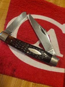 BEAUTIFUL CASE XX USA 5 DOT KNIFE 6375 LARGE STOCKMAN * 