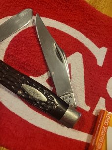 BEAUTIFUL CASE XX USA 5 DOT KNIFE 6375 LARGE STOCKMAN * 