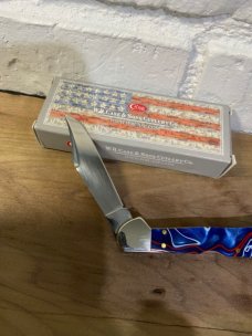 Case XX 2019 101749L SS Patriotic Mini Copper Lock  
