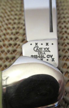 Case XX 2000 Yellow Delrin Copperlock Pattern 31549L CV