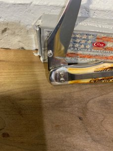 Case XX USA 6.51265AC Bone Stag Folding Hunter 