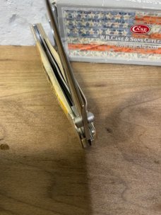 Case XX USA 6.51265AC Bone Stag Folding Hunter 
