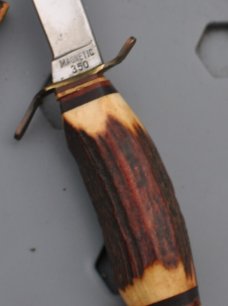 Gutmann Cut. Co. 1950's Mint Hunting Knife With Original Sheath Magnetic Blade See Photo 6 3/4" O