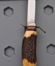 Gutmann Cut. Co. 1950's Mint Hunting Knife With Original Sheath Magnetic Blade See Photo 6 3/4" O