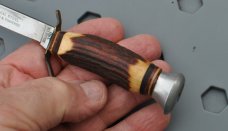 Gutmann Cut. Co. 1950's Mint Hunting Knife With Original Sheath Magnetic Blade See Photo 6 3/4" O