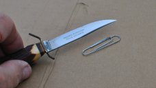 Gutmann Cut. Co. 1950's Mint Hunting Knife With Original Sheath Magnetic Blade See Photo 6 3/4" O