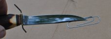 Gutmann Cut. Co. 1950's Mint Hunting Knife With Original Sheath Magnetic Blade See Photo 6 3/4" O