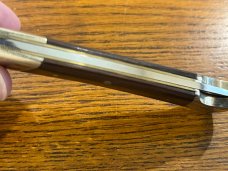 Parker-Frost 405 Leopard Single-Blade Lockback Knife w/Sandlewood Scales Japan 