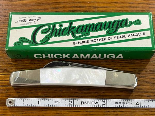 Parker Cut. Co. No. 812 Chickamauga 4-Blade Congress Knife w/MOP Scales Japan