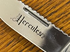 Parker Custom Series No. 853 Hercules Single-Blade Folding Knife w/Abalone Scales & Custom Filework 