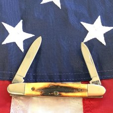 Case xx 1989 Centennial Eisenhower Knife Mdl# 52063 SSP With Super Stag Handles -NOS 