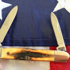 Case xx 1989 Centennial Eisenhower Knife Mdl# 52063 SSP With Super Stag Handles -NOS 