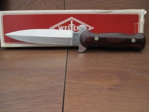 Western W77 Boot Knife With Sheath LNIB  