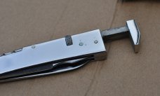 7 Function Multi Tool Nickel Frame 4 1/4" Beautifully Made Tang Marked PAL And Made In Germany 